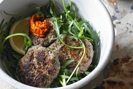 Ross Dobson's hamburgertjes met harissa