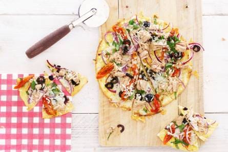 Tonijnpizzapuntjes