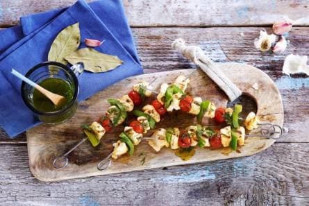 Gegrilde viskebabs