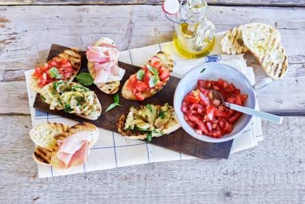 Crostini van de barbecue