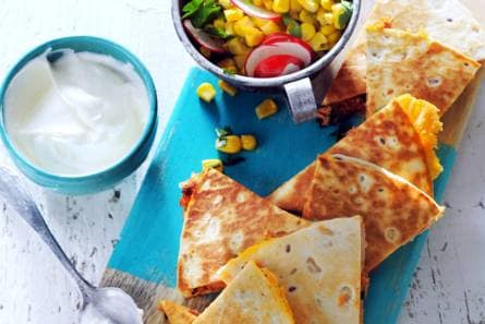 Quesadilla met tonijn