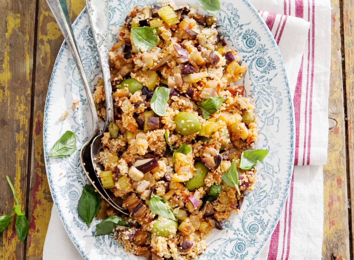 Caponata met couscous
