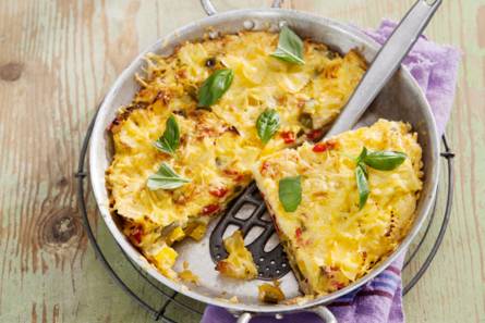 Pasta frittata