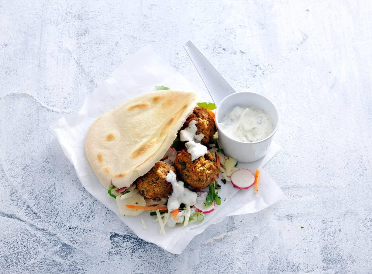 Pittige falafel