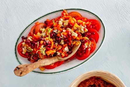 Tomatensalade met walnoot