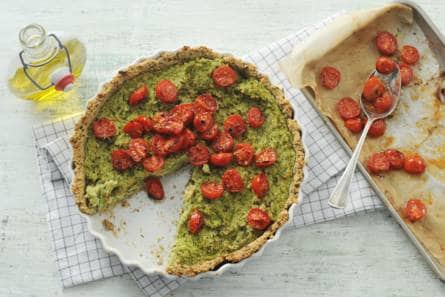 Broc­co­li­qui­che met to­maat­jes