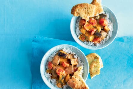 Indiase tomatencurry met biefstuk