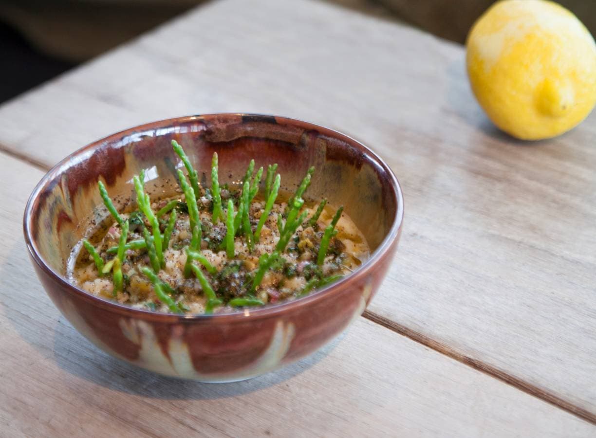 Sergio Hermans zeekraalrisotto