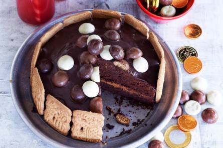 Chocoladetaart met kruidnoten