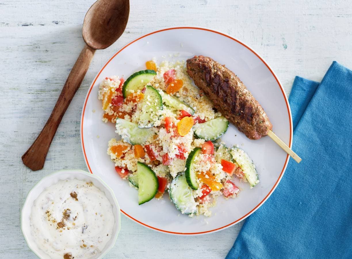 Turkse köfte met couscous