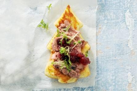 Briochetoast met kippenleverpaté