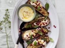 Vegetarische auberginegerechten