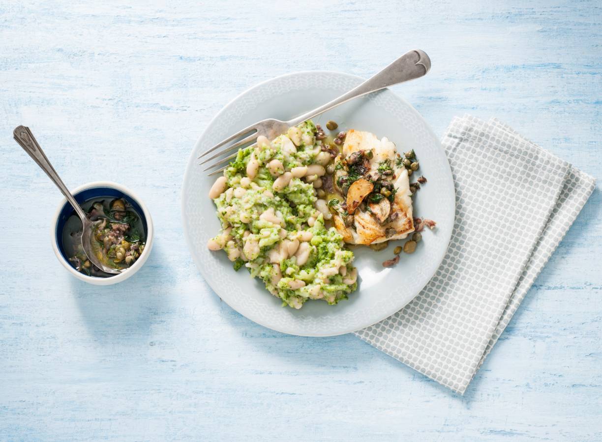 Broccoli-bonenstamp met kappertjes