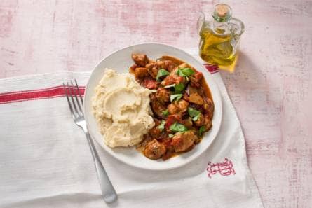 Kipstoof met gegrilde groenten
