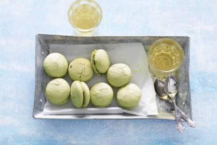 Macarons met matcha
