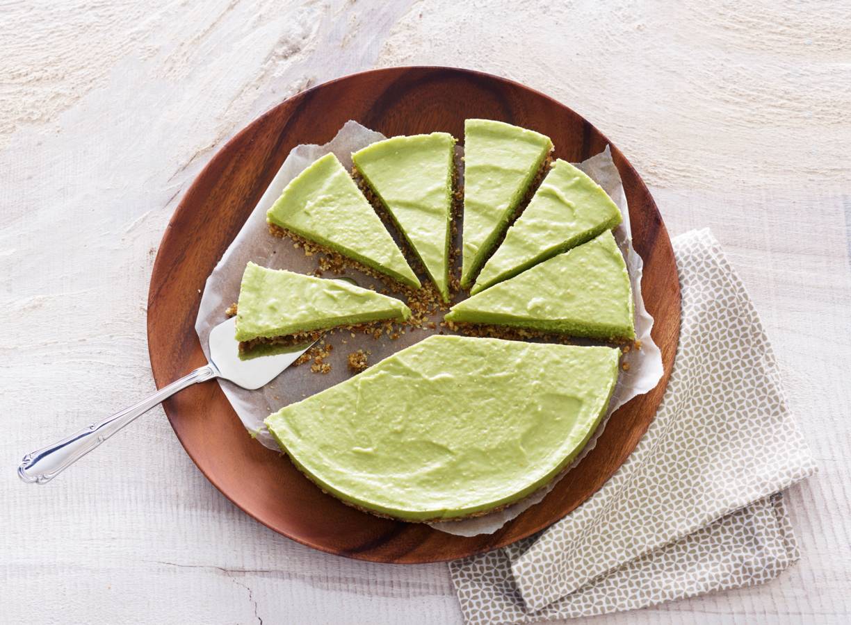 No bake avocado-cheesecake