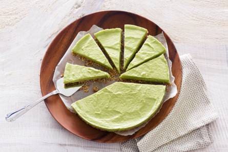No bake avocado-cheesecake