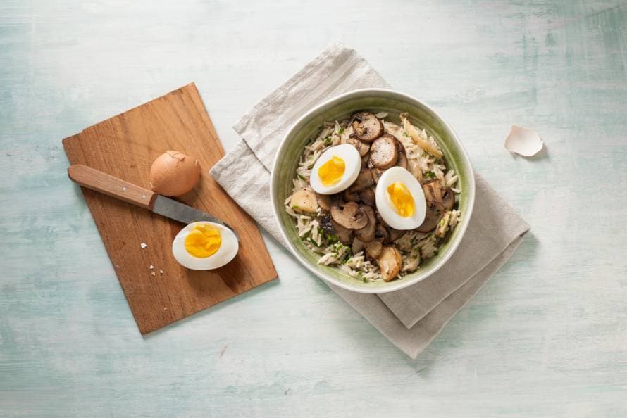 Snelle 'risotto' met truffeltapenade recept Allerhande Albert Heijn