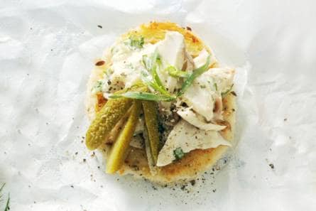 Toast met makreelrillette