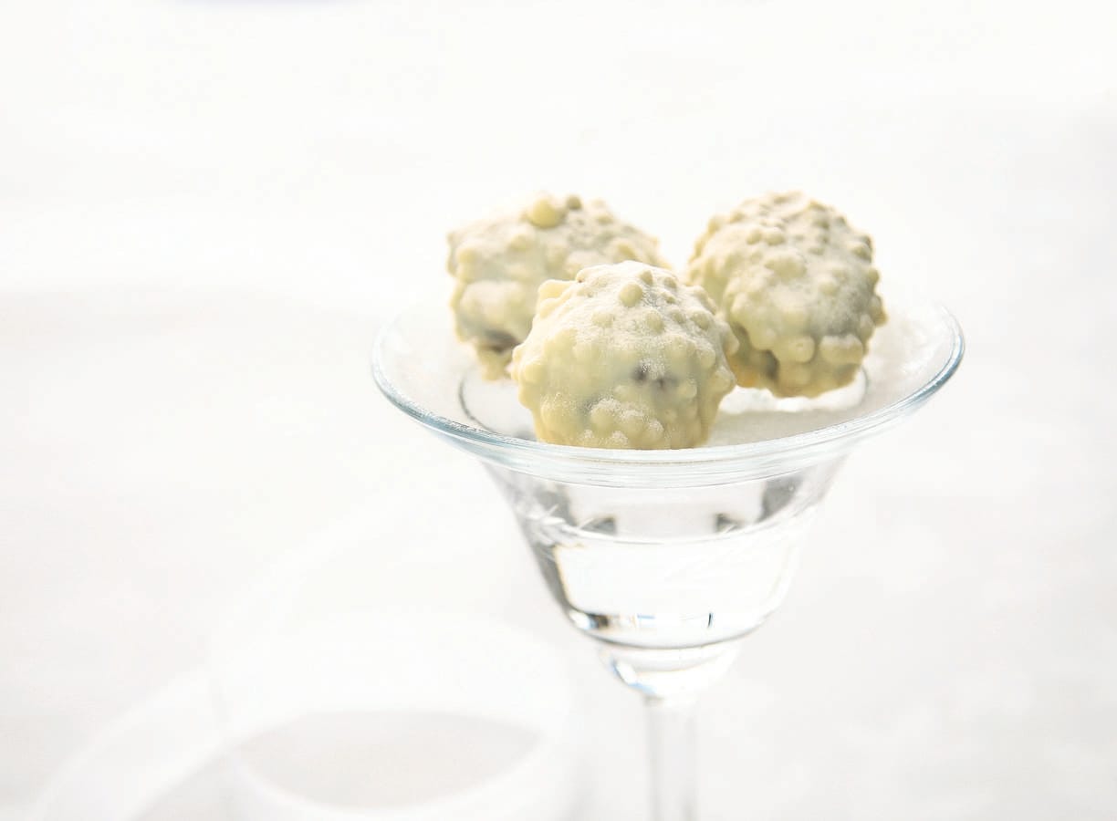 Witte chocoladetruffels