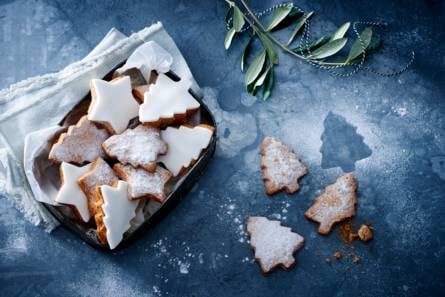 Feestelijke kerstkoekjes