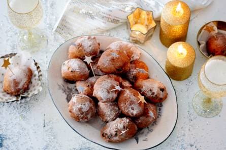 Oliebollen met appel