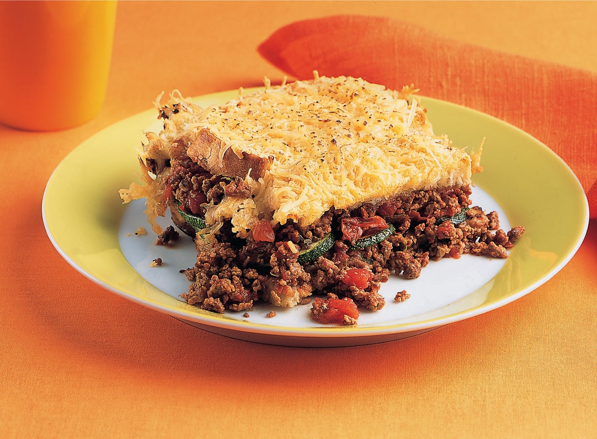 Ovenschotel met Quorn en courgette