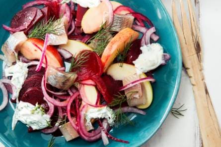 Haring-bietensalade