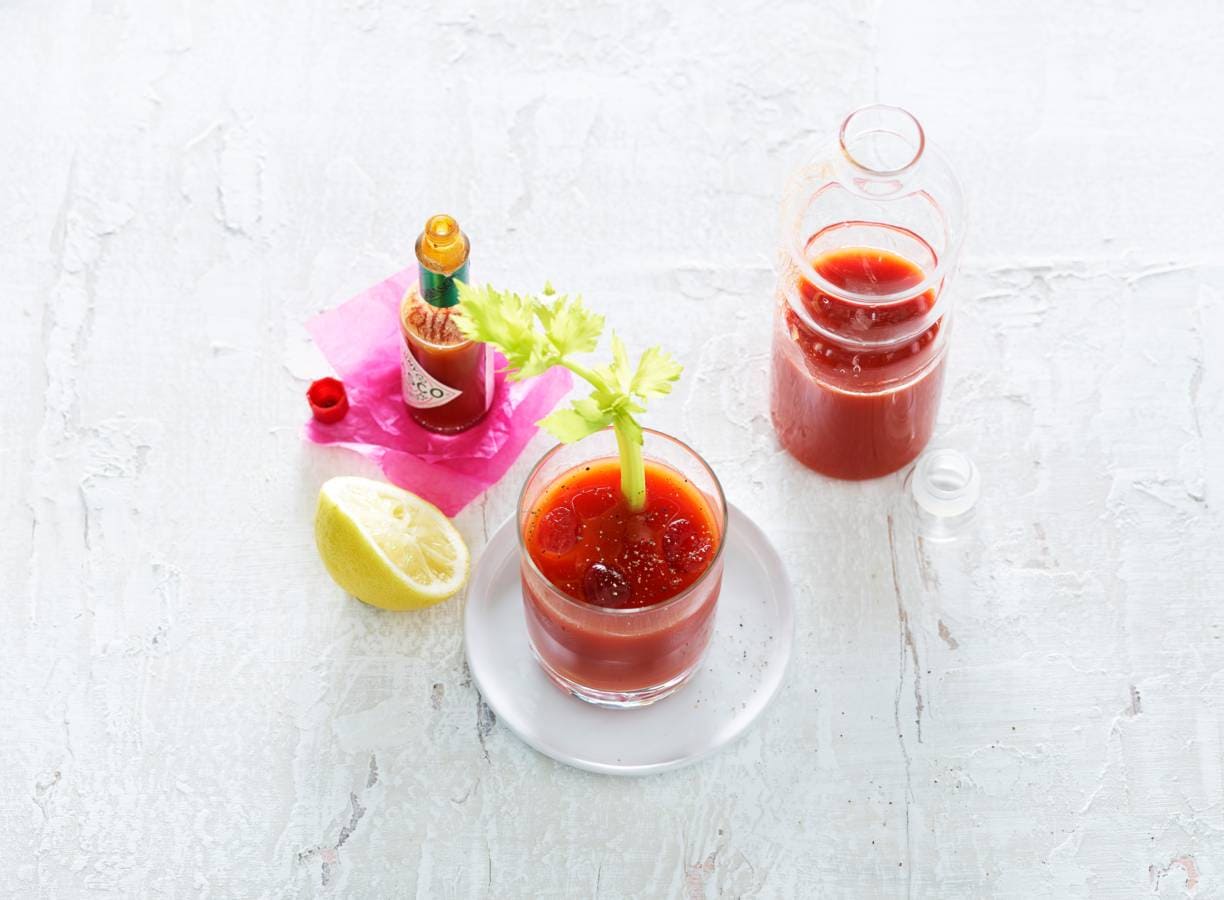 Mara Grimms virgin bloody Mary (alcoholvrije groentecocktail)