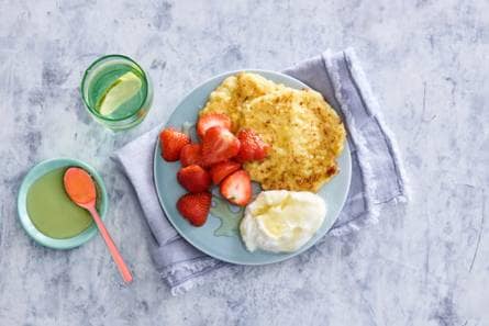 Pannenkoeken van hüttenkäse