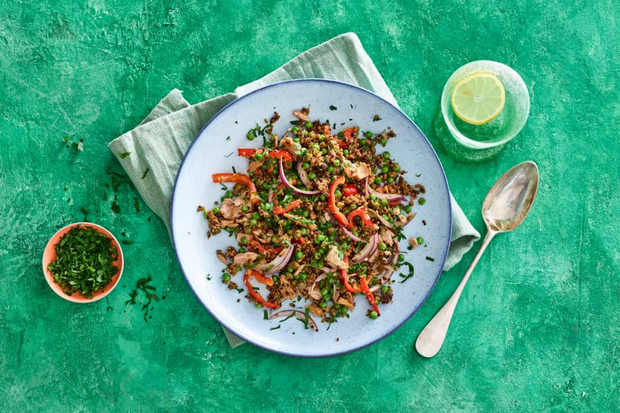 Quinoa Met Groenten En Tonijn Recept Allerhande Albert Heijn