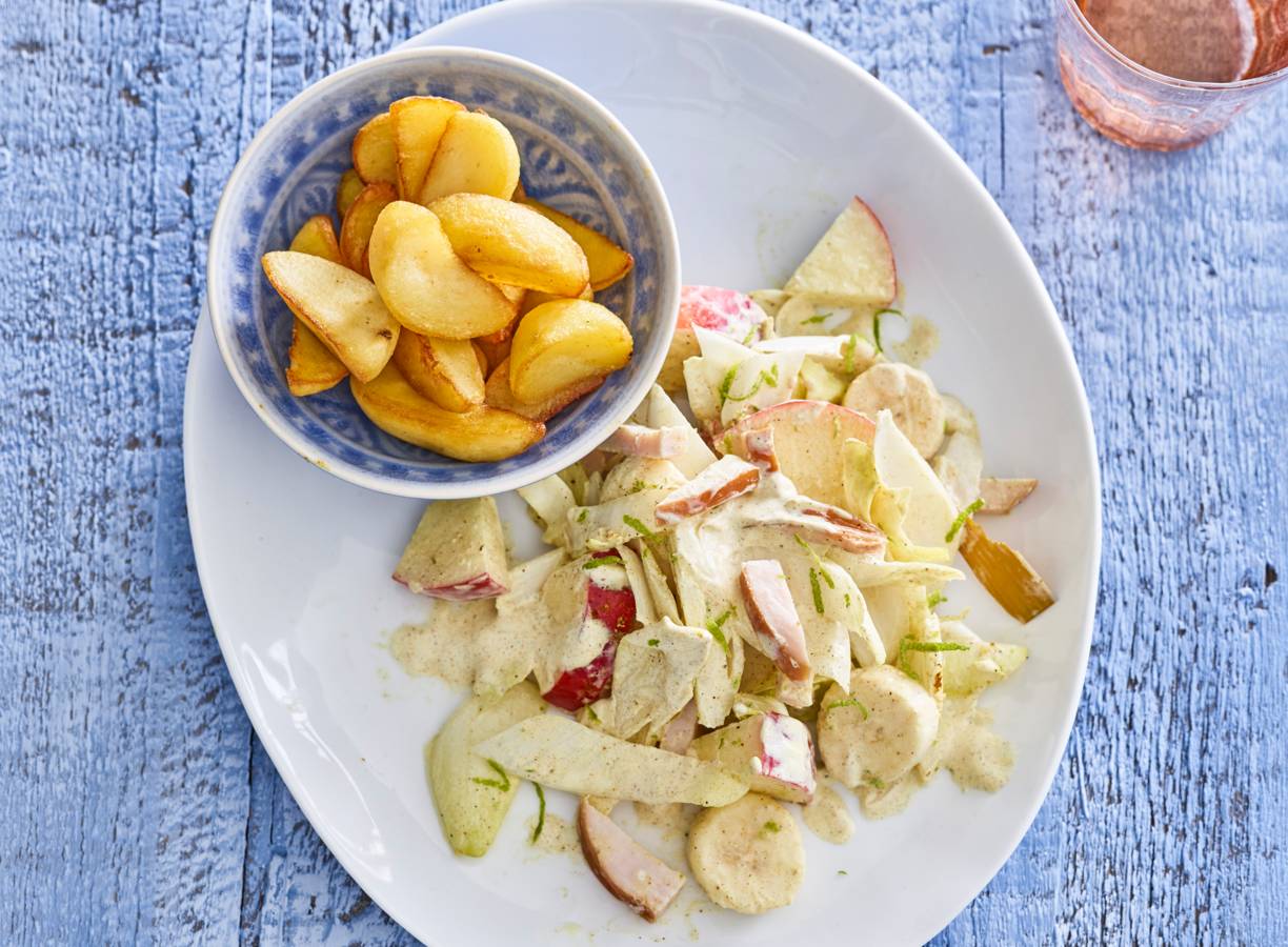 Witlofsalade met masaladressing