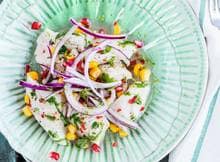 Het geheim van een goede ceviche: de citrusmarinade. 