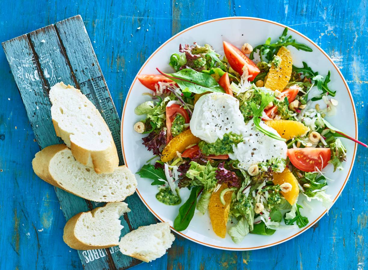 Burrata-salade