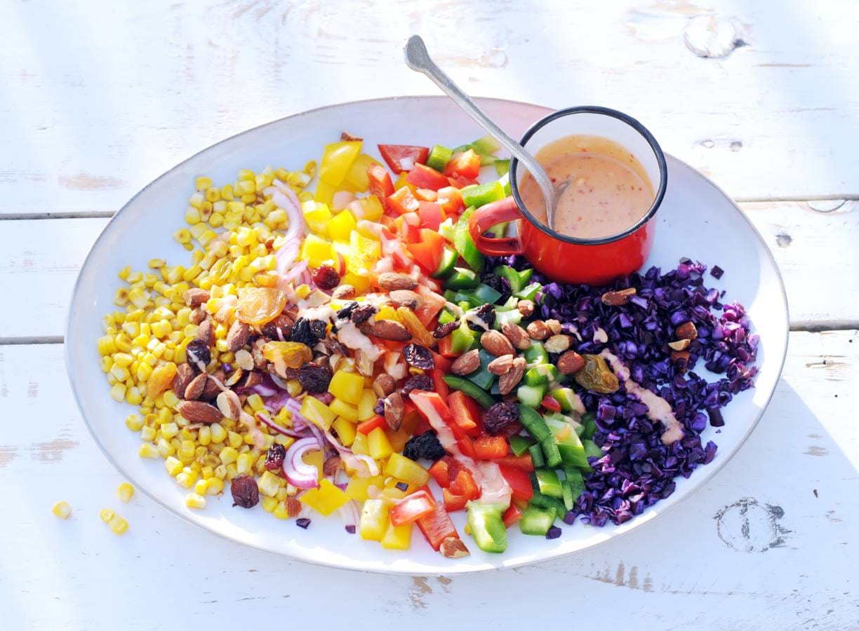 Regenboogsalade