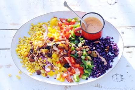 Regenboogsalade