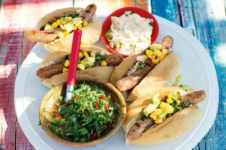 Spicy Latin hotdog