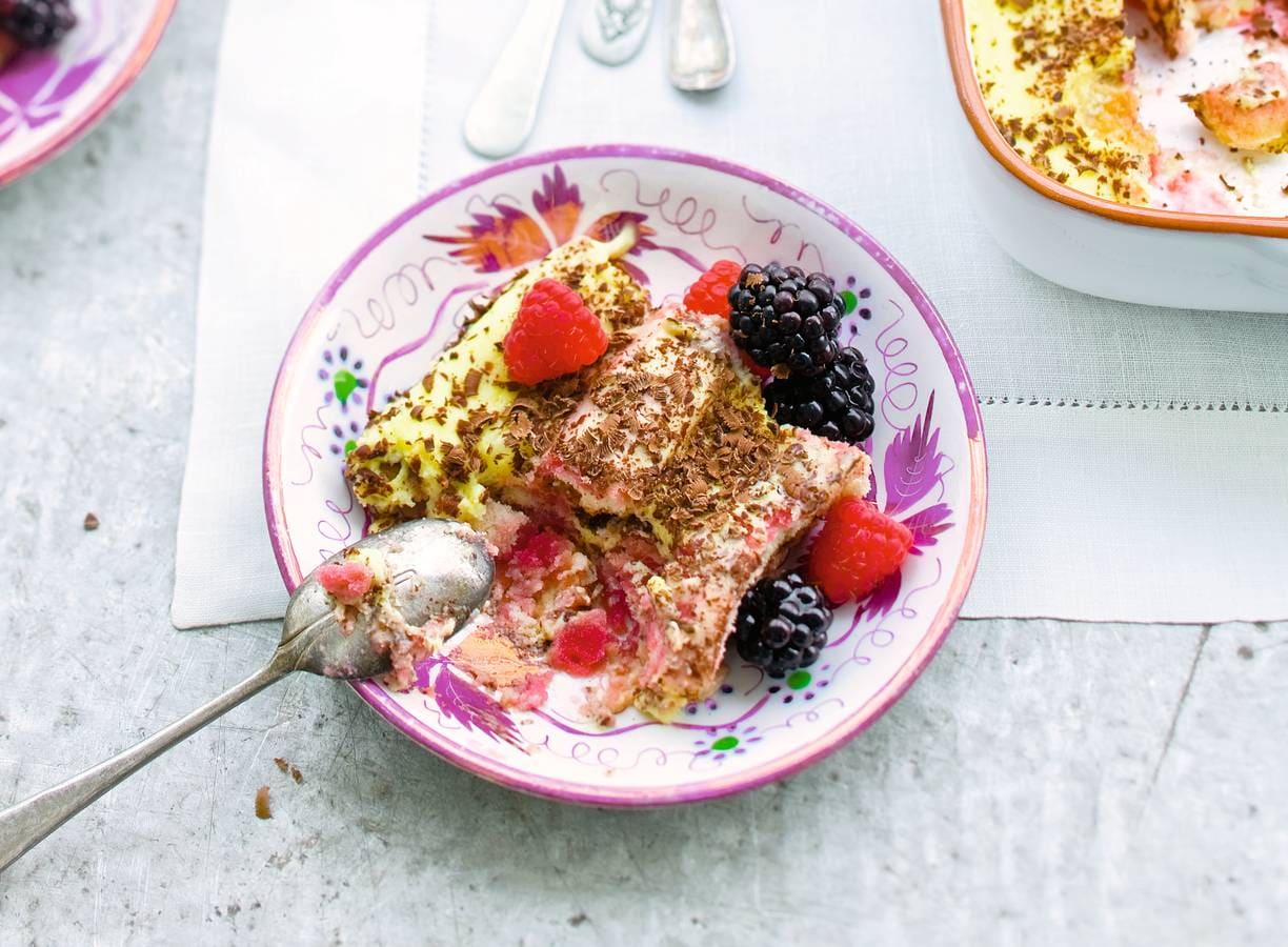 Tiramisu met zomerfruit