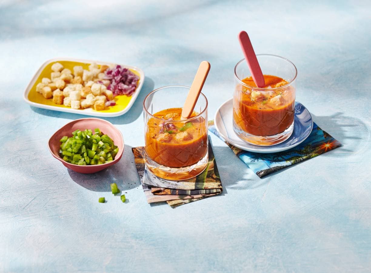 Snelle gazpacho