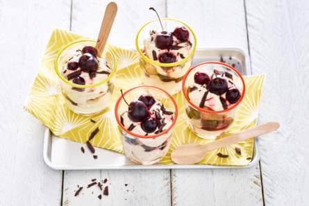 Tiramisu met kersen