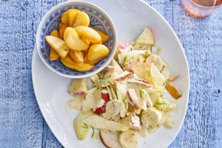 Witlofsalade met tandooridressing