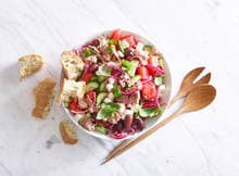 Watermeloen en feta, wat een duo! Een heerlijke salade voor een zomerse dag.