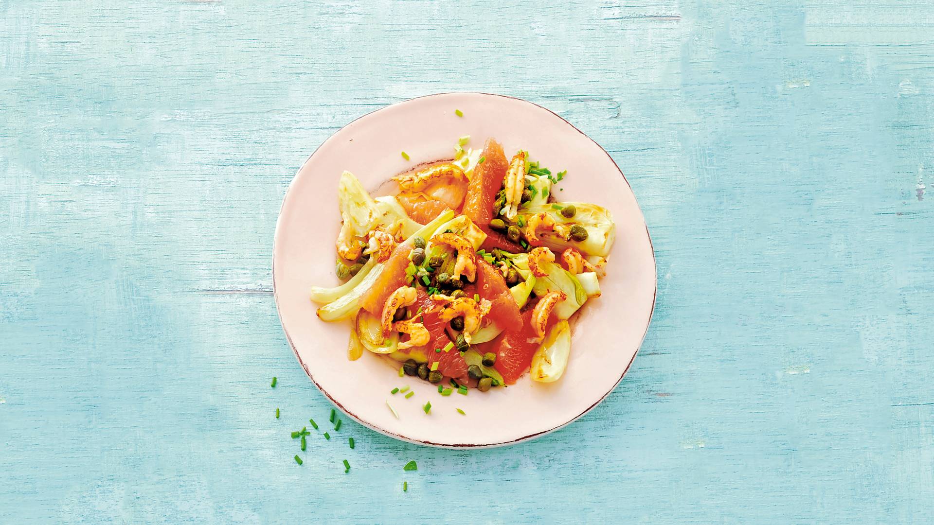 Venkel met kappertjes, rivierkreeft en grapefruit recept Allerhande