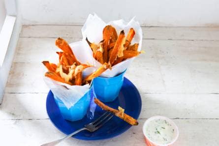 Zoete aardappel uit de oven