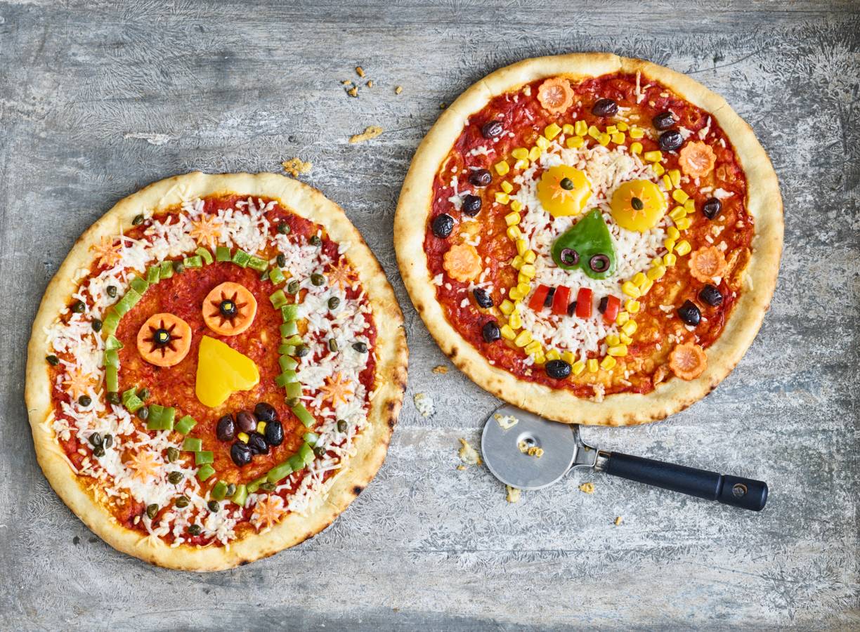 Hartige skullpizza's