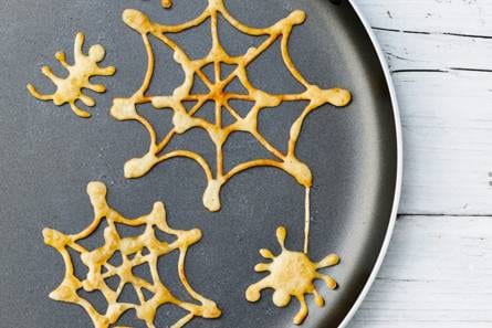 Spinnenweb-pannenkoekjes