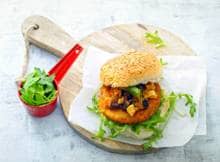 Een burger van asperges: heel lekker!