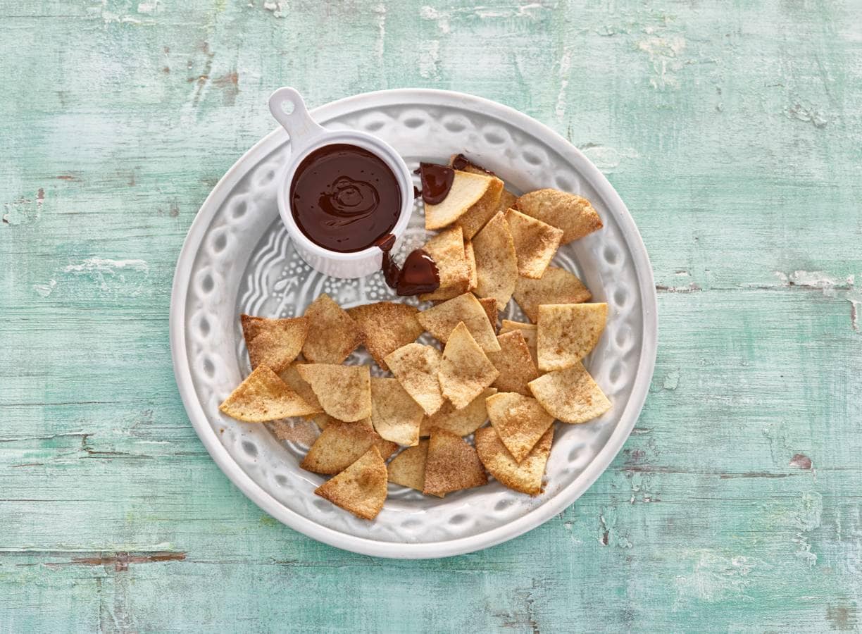 Zoete-tortillachips