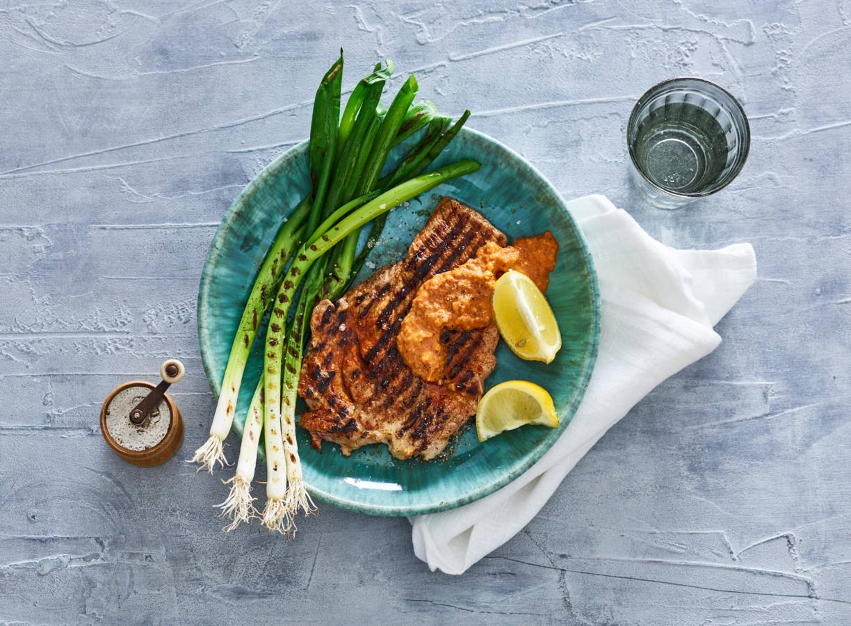 Iberico secreto met romesco