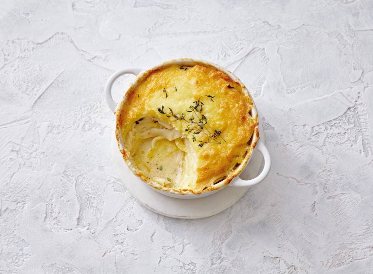 Aardappel-knolselderijgratin